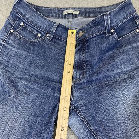 Lee Riders Jeans Women's 14 L (Fits 35x33) Blue Boot Cut‎ No Gap Waist Mid Rise - Picture 5 of 14